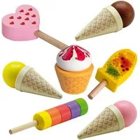 Erzi® Kaufladensortiment Erzi Kaufladenzubehör-Set Eis-Mix