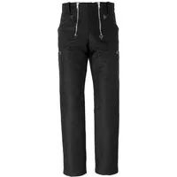 JOB Arbeitshose Zunfthose Schwarz – Gerade Doppel-Pilot Hose