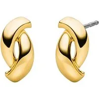 Boccia Paar Ohrstecker 05103-03, für Damen Titan Goldfarben