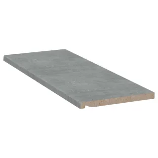 Fensterbank Innen Betonoptik, Perlstruktur Betolit, 150 mm x 50 mm, ohne Abschlusskante, individuell nach Maß