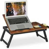 relaxdays Laptoptisch Höhenverstellbarer Laptoptisch
