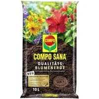 Compo Pflanzendünger COMPO Sana Qualitäts Blumenerde 10 Ltr