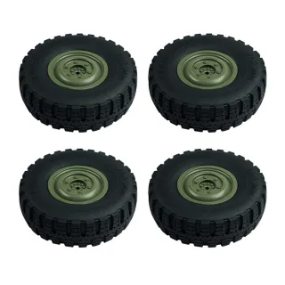 4PCS LDR/C LDP06 1/12 Unimog RC Car Spare Tires Wheels L0049G L0049Y Vehicles Models Parts Accessories