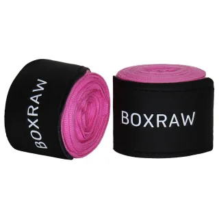 BoxRaw 4,6 m Handbandagen für Herren, Neonpink