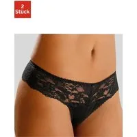 Nuance by Lascana String (Packung, 2 Stück) Dessous mit breitem Spitzenband