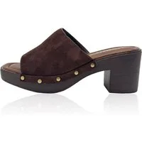 Nowaland Damen Clogs – Bequeme Pantoletten mit Blockabsatz Pantolette Modisches Design, stabiler Absatz, bequem & sommerlich