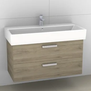 Artiqua 414 Waschtischunterschrank für Memento 5133A4, 5133A5, 5133A6 Sanremo Eiche quer NB, 414-WU2 414-WU2L-V30-7144-428