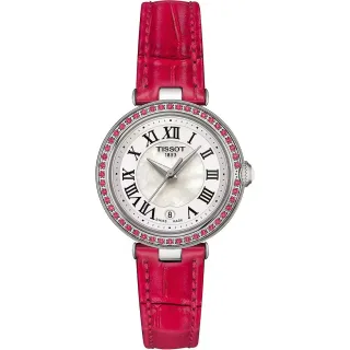 Tissot Bellissima Rot Damen Armbanduhr T1260106611300