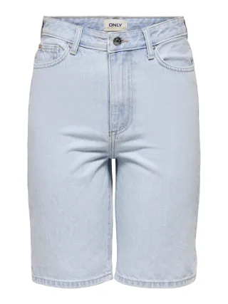 ONLY - ONLSONNY HW WIDE DNM SHORTS NOOS Light Blue Bleached Denim - Gr. - M