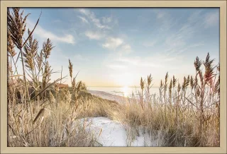 Gerahmtes Bild WILDER STRAND
