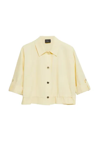 s.Oliver BLACK LABEL - Indoor-Jacke gelb - Gr. - 48