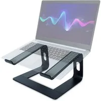 keepdrum Laptop-Ständer keepdrum RS102BK Laptopständer Schwarz, (bis 20 Zoll, 1 Stück, Universal Laptopständer)