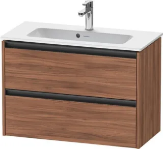 Duravit Ketho.2 Waschtischunterbau wandhängend Nussbaum Matt 810x390x549 mm - K25256079790000 K25256079790000