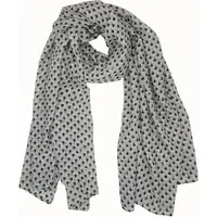 Cassandra Accessoires Schal "Shelley", edler Goldprint kombiniert mit zeitlosem Muster
