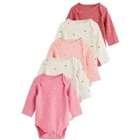 Next Langarmbody Baby Bodysuits mit langem Arm im 5er-Pack (5-tlg)