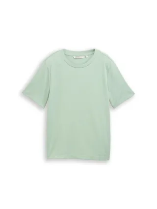 Denim Tom Tailor - Loose Fit T-Shirt fresh mint green - Gr. - XS