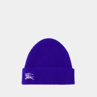 Bonnet - Burberry - Laine - Bleu
