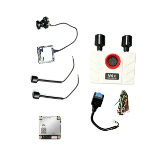 77RC Converged V4 5.8GHz 2000mW FPV Transmitter Drone VTX Digital Video System with FPV Camera 1080P 48ms Low Latency 4G