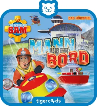 tigermedia tigercard - Feuerwehrmann Sam Mann über Bord