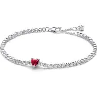 Pandora Tennisarmband Tennisarmband für Damen mit Herz aus Sterlingsilber von PANDORA