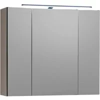moebel-dich-auf Badezimmerspiegelschrank VENEZIA (Badezimmer Spiegelschrank in kaschmir 80 cm breit)