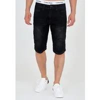 Indicode Jeansshorts Herren Leon Jeans Shorts Herrenshorts Denimshorts mit 5 Taschen