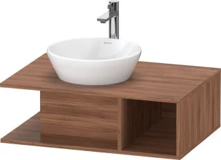 Duravit D-Neo Konsolenwaschtischunterbau wandhängend Nussbaum Matt 800x550x260 mm - DE492807979 DE492807979