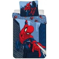 Spiderman Kinderbettwäsche Kuschelige Bettwäsche Baumwolle, 140x200 cm & 70x80 cm