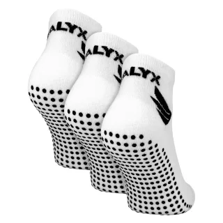 3er Pack Herren Bambus Knöchelsocken mit Grip | Verstärkte Ferse und Zehen, weiche rutschfeste Socken