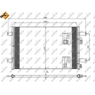 NRF Klimakondensator Ford Seat VW Sharan 35249