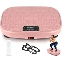Nettlife Vibrationsplatte 9 Trainingsprogramme 199 Intensitätsstufen, 200 W, Vibration Plate Bluetooth Fitnessgeräte Zuhause Max. Belastung 150 KG