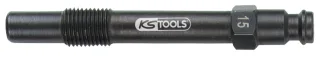 KS Tools Glühkerzen Adapter, M10x1,0 mit Außengewinde, Länge 75 mm - 150.3675