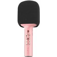 MaXlife Maxlife Bluetooth-Mikrofon mit Lautsprecher MXBM-600 Bluetooth-Lautsprecher (Kombiniert Mikrofon und Lautsprecher für sofortige kabellose Karaoke)