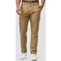 Indicode Leinenhose Herren Leonardo Sommerhose Leinen Herrenhose mit aufgesetzten Taschen