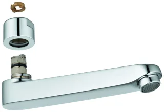EICHELBERG Gussauslauf 440453 177mm für WT-Wandarmaturen chrom, 44045326 44045326
