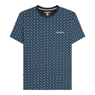 Lambretta - "SS25" T-Shirt für Herren (Marine/Basilikum)
