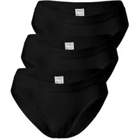 Yenita® Bikinislip Damen Slips mit elastischem Logobund (3-St) in angenehmer Baumwoll-Stretchqualität
