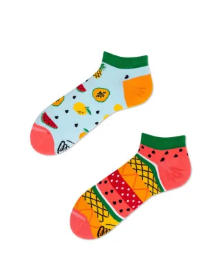 many mornings - Socken - Tutti Frutti grün/pink - Gr. - 38
