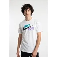 Nike Sportswear T-Shirt M NSW TEE JUST DO IT SWOOSH mit Logodruck auf der Brust, Kurzarm-Design, aus Jersey-Material