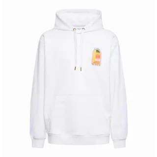 Casablanca Farbverlauf-logo Weißer Hoodie