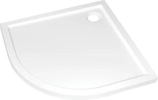 Neuesbad SEMICIRCULAR Duschwanne, Acryl, Weiß 90 CM NB1DEKTJ093B1