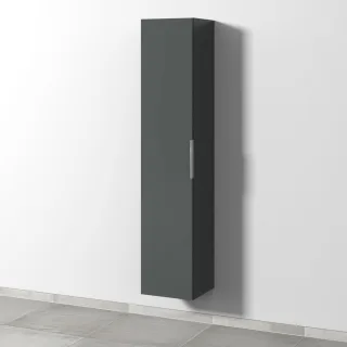 Sanipa 3way Hochschrank mit 1 Tür, Anthrazit-Matt UM10822