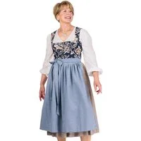 Berwin & Wolff Dirndl Midi Dirndl 2tlg. - ODILIA - marine