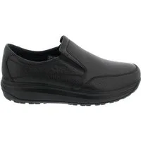 Joya Joya Traveler II Black II Slipper, Full Grain Leather/ Textile, Senso- Slipper