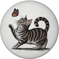speecheese Magnet Katze mit Schmetterling Magnet für Tierliebhaber