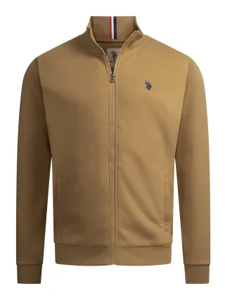 U.S. POLO ASSN. Herren Sweatjacke USTheoo aus Baumwoll-Polyester-Mix