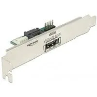 Slotblech 1 x eSATApd 5 V / 12 V, Slotblende
