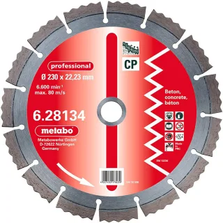 Metabo Diamant-Trennscheibe professional CP / Beton - 628129000