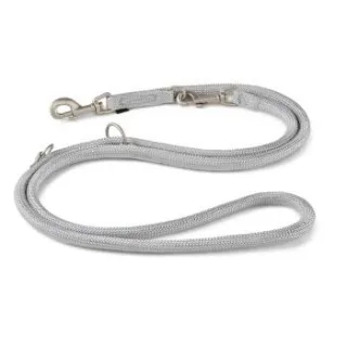 Wolters K2-Tauprogramm Führleine, Hundeleine silber 2 m, 1,3 cm