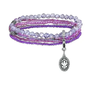 konplott - Armband - Petit Glamour d´Afrique lila